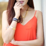 Orange Dress Jewellery