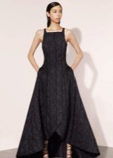 A-line short evening dress