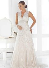 Empire Empire Lace Maternity Wedding Dress