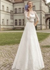 Sarado ang Wedding Dress na A-line
