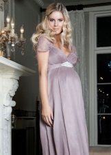 Lavender dress for pregnant women