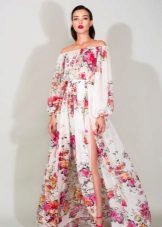 Gabi na damit na may sleeves sa sahig ni Zuhair Murad