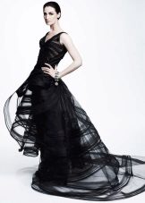 Black evening dress by Zack Posen