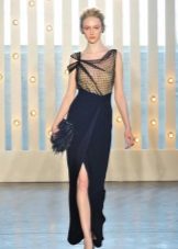 Gabi na damit mula sa Jenny Packham asul