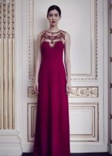 Gabi na damit mula sa Jenny Packham crimson