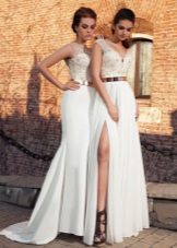 Summer wedding dress mula sa koleksyon ng Crystal Desing 2014