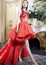 Summer dress evening high-low