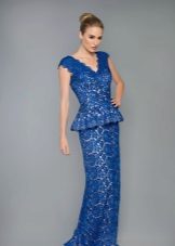 Blue evening dress from the Basque route