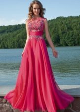 Red evening dress by Oksana Mucha