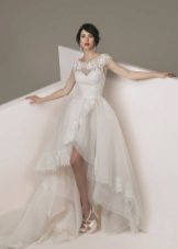 Openwork wedding dress
