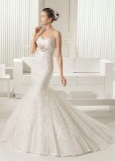 Wedding dress 2015 sa pamamagitan ng Rosa Klara sirena lace