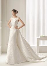 Wedding dress 2015 mula sa Rose Klara lace na may tren