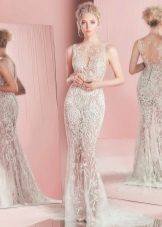 Kasal damit mula sa Zuhair Murad 2016 tuwid lace