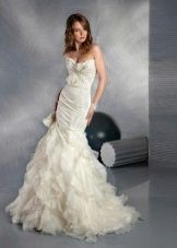 Mermaid wedding dress mula sa koleksyon Lihim na pagnanais mula sa gabbiano