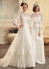 Kasal dresses sa istilong retro mula sa Tatiana Kaplun