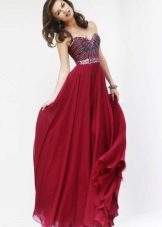 Ang graduation dress burgundy 2016