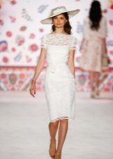 Retro evening dress sa prom openwork
