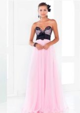 gabi damit para sa prom pink na itim