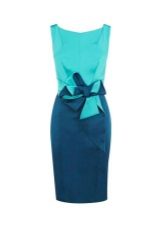 Turquoise blue dress