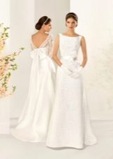 Dresses Kasal Straight mula sa Pagbibihis