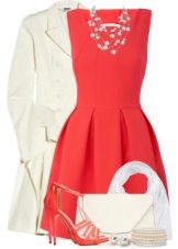 Mga accessory para sa coral dress