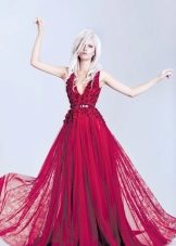 Crimson dress
