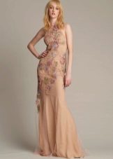 Chiffon damit na may burda