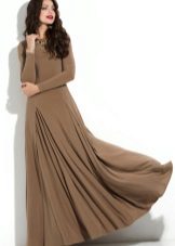 Brown coffee dress