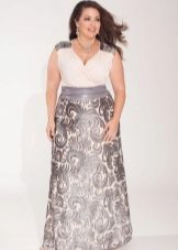Dress for the full white top