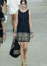 Blue short dress from Chanel