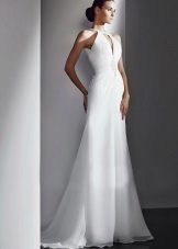 Greek wedding dress with drapery
