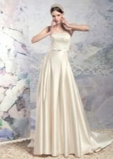 Wedding silk dress