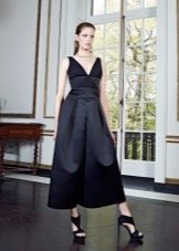 Black dress with straps