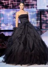 Black fluffy dress