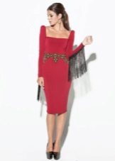 Square neckline dress