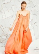Dress orange na damit