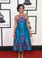 Grammy - 2016 dress with a print