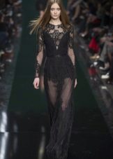 Black lace dress