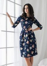 may flower neoprene dress