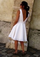 Neoprene Short Back Dress