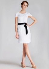 Dress made of costume fabric with the addition of polyester