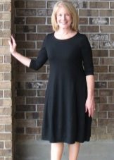 Dress na gawa sa viscose at wool