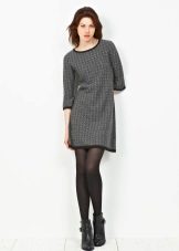 The dress tunic is gray