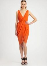 Orange tulip damit midi haba