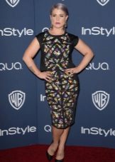 Dresses para sa uri ng figure Apple - Kelly Osbourne
