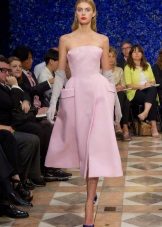 Pink New Look Bow Bustier Dress