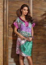 Homemade silk dress