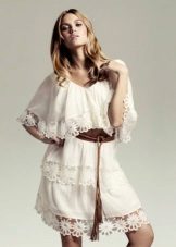 Light boho dress with sleeves