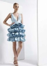 Fluffy short dress
