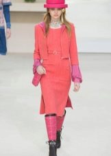 Autumn dress tweed